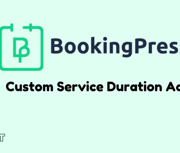 BookingPress Custom Service Duration Addon 3.0
