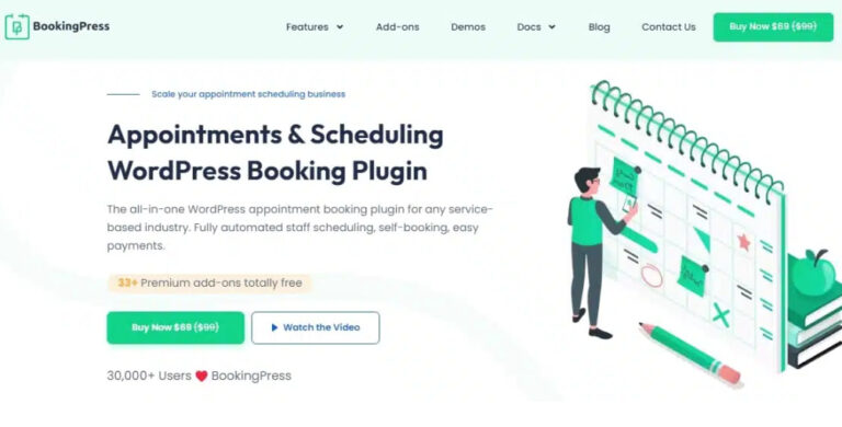 BookingPress Pro – Appointments & Scheduling WordPress Booking 5.0.4
