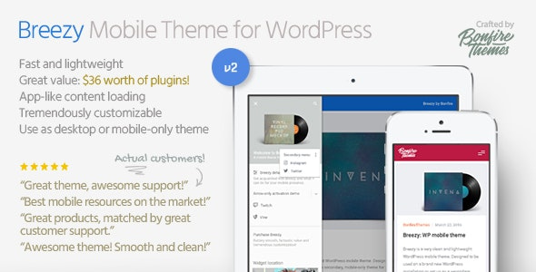 Breezy Theme Mobile Theme for WordPress 2.0.2