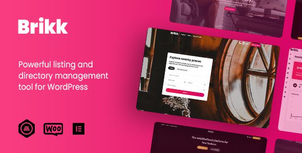 Brikk - Directory & Listing WordPress Theme 3.0.0