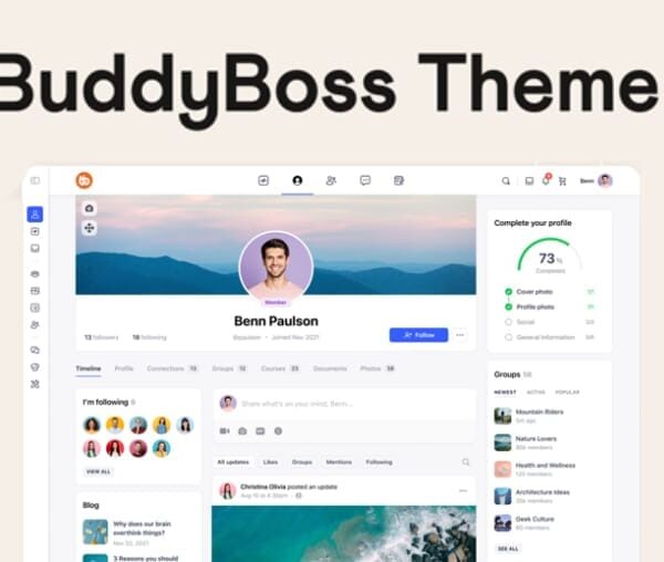 BuddyBoss Theme + Platform Pro – Sell memberships, courses, and build online communities 2.16.0