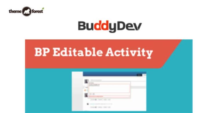 BuddyPress Editable Activity 2.0.6