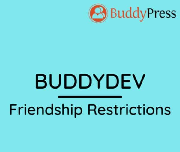 BuddyPress Friendship Restrictions 1.2.1