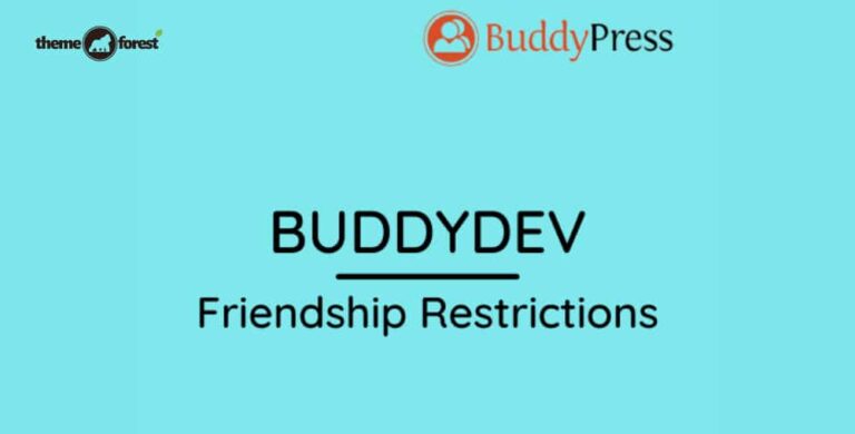 BuddyPress Friendship Restrictions 1.2.1