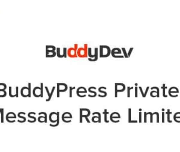 BuddyPress Private Message Rate Limiter 1.1.5