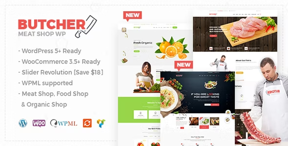 Butcher Theme - Meat Shop WooCommerce WordPress Theme 2.39