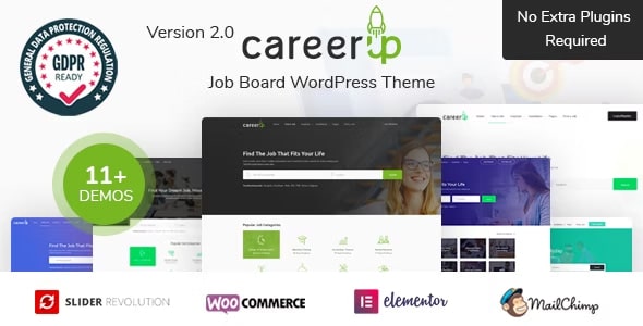 CareerUp Theme - Job Board WordPress Theme 2.3.37