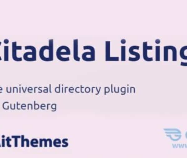 Citadela Listing – The universal directory plugin for Gutenberg 6.2.2