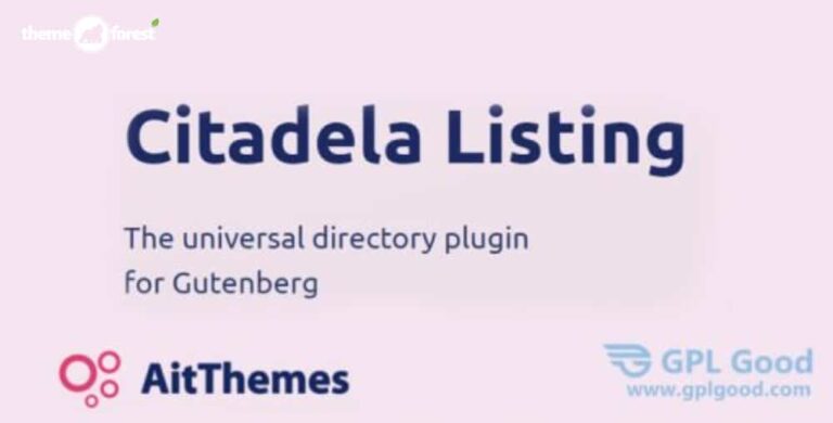 Citadela Listing – The universal directory plugin for Gutenberg 6.2.2
