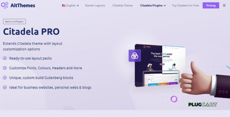 Citadela Pro – Extends Citadela theme with layout customization options 5.9.2