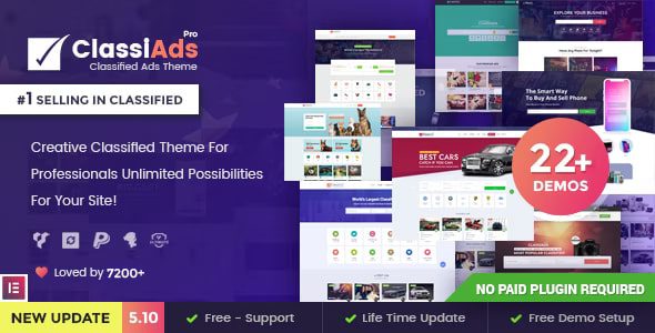 Classiads - Classified Ads WordPress Theme 6.2.2