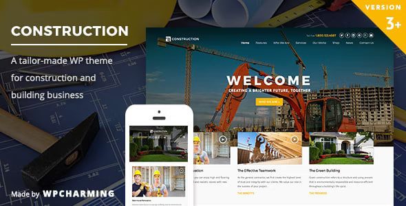 Construction WordPress Theme 4.5.1