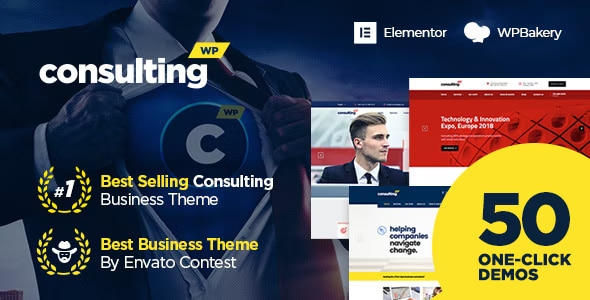 Consulting Theme - Business, Finance WordPress Theme 6.7.6