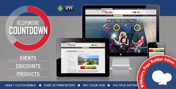 CountDown Pro WP Plugin - WebSites/Products/Offers 2.7