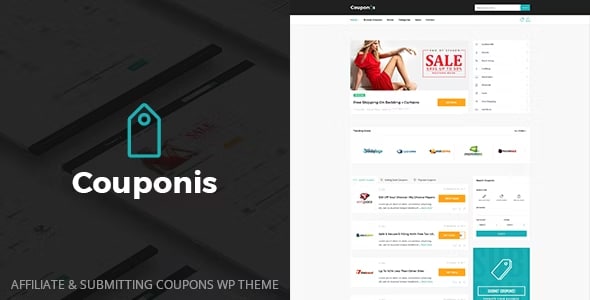 Couponis Theme - Affiliate & Submitting Coupons WordPress Theme 3.2.2
