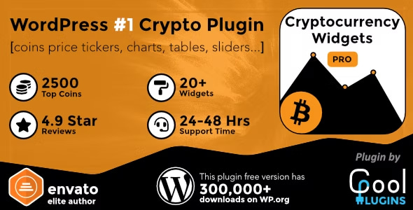 Cryptocurrency Widgets Pro - WordPress Crypto Plugin 3.9.4