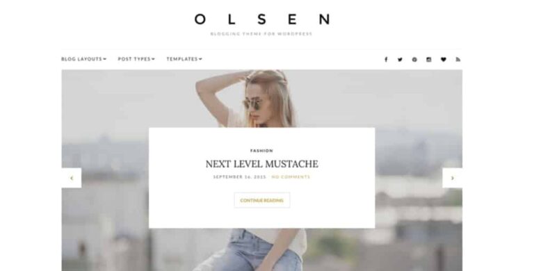 CSS Igniter Olsen Pro WordPress Blogging Theme 2.8.3