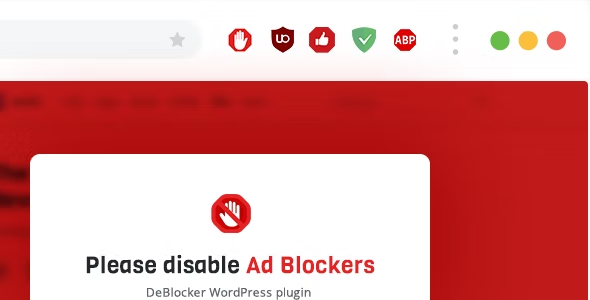 DeBlocker – Anti AdBlock for WordPress 3.4.12