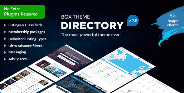 Directory Theme Multi-purpose WordPress Theme 2.6