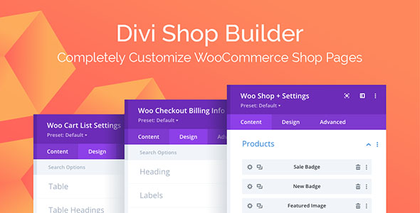 Divi Shop Builder – For WooCommerce 2.0.24