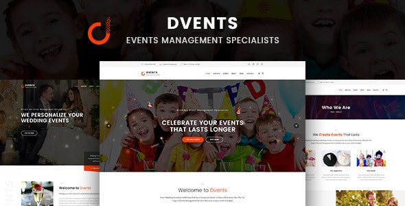 Dvents Theme - Events Management Companies and Agencies WordPress Theme 1.3.1