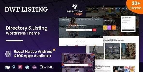 DWT - Directory & Listing WordPress Theme 3.3.10
