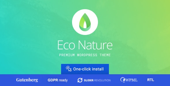 Eco Nature Theme - Environment & Ecology WordPress Theme 2.2.1