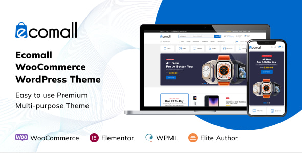 Ecomall Theme - Elementor Electronics WooCommerce Theme 1.3.3