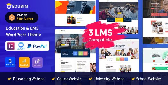 Edubin - Education WordPress Theme 9.5.7