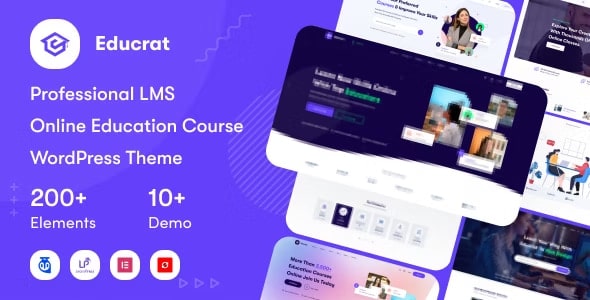 Educrat Theme - Online Course Education WordPress Theme 1.0.37