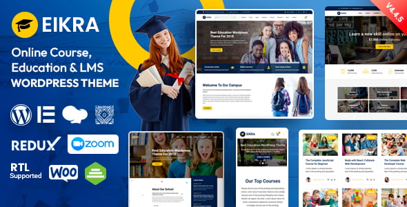 Eikra Theme - Education WordPress Theme 4.5.0