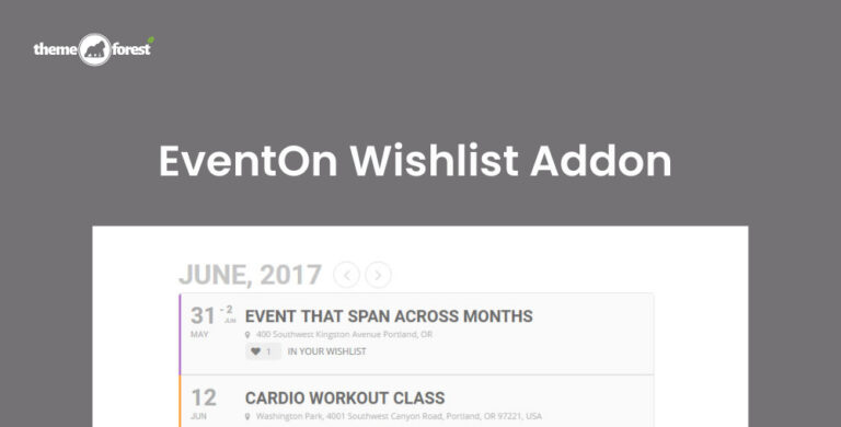 EventOn Wishlist Addon 1.2.1