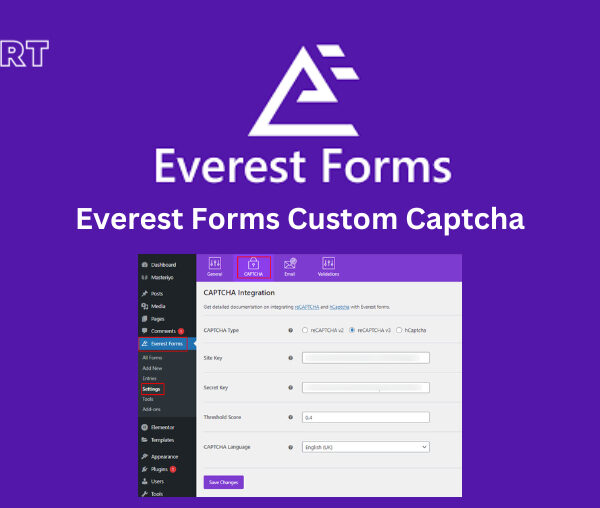 Everest Forms Custom Captcha 1.1.1