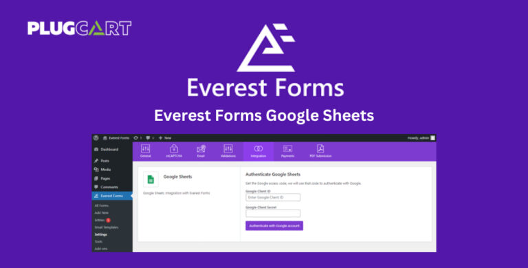 Everest Forms Google Sheets 1.2.0