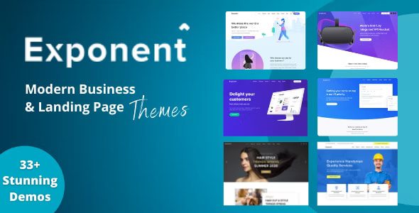 Exponent - Modern Multi-Purpose Business WordPress theme 1.3.0.9