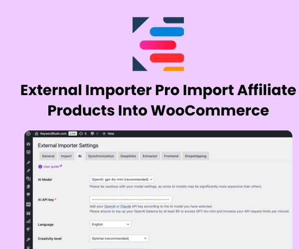External Importer Pro – Import Affiliate Products Into WooCommerce 2.21.0