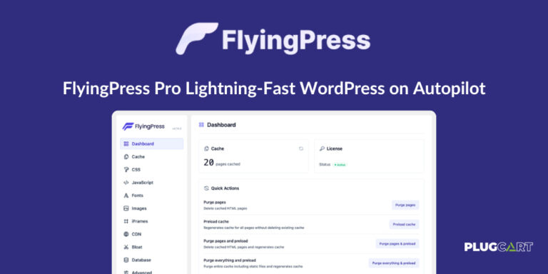 FlyingPress Pro – Lightning-Fast WordPress on Autopilot 5.3.1