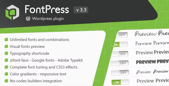 FontPress - Wordpress Font Manager 3.4.7
