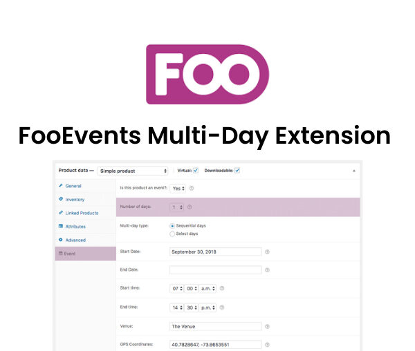FooEvents Multi-Day Extension 1.7.9