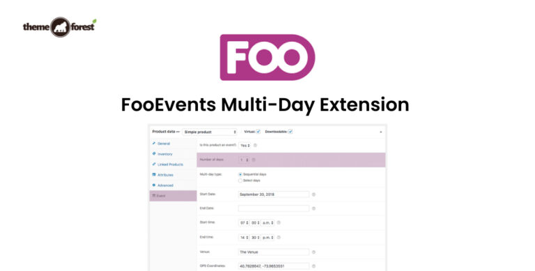 FooEvents Multi-Day Extension 1.7.9