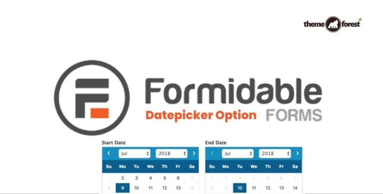 Formidable Datepicker Options 3.0
