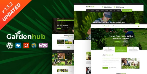 Garden HUB Theme- Lawn & Landscaping WordPress Theme 1.4.9