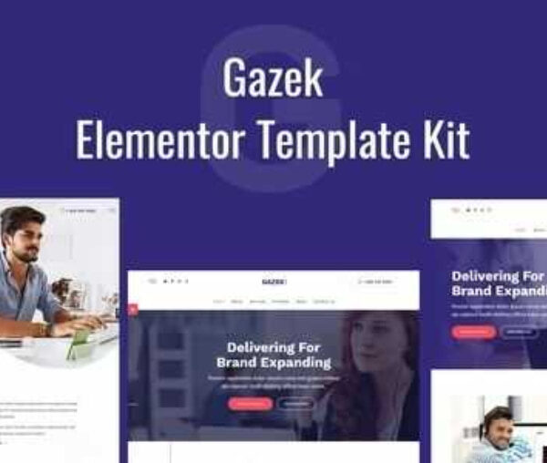 Gazek - Agency Portfolio Elementor Template Kit 1.3.3