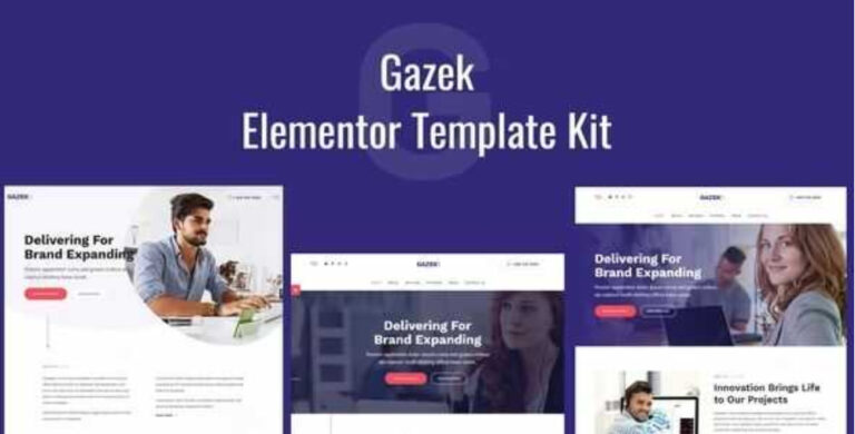 Gazek - Agency Portfolio Elementor Template Kit 1.3.3