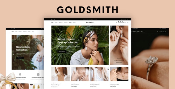 GoldSmith Theme - Jewelry Store WooCommerce Elementor Theme 1.4.4