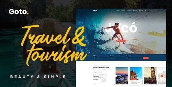 Goto - Tour & Travel WordPress Theme 2.6