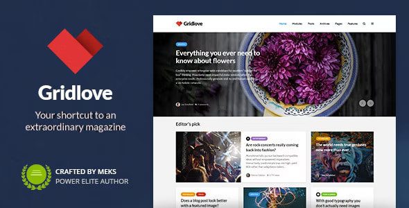 Gridlove - News Portal & Magazine WordPress Theme 2.1.2