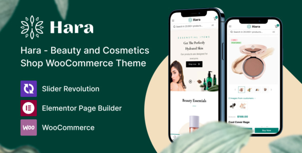 Hara Theme – Beauty and Cosmetics Shop WooCommerce Theme 1.2.17