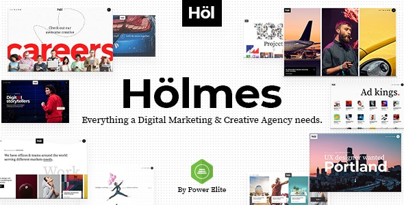 Holmes Theme - Digital Agency Theme 1.5