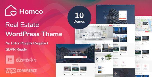 Homeo - Real Estate WordPress Theme 1.2.59